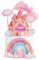 Prinzessin Tortendeko Geburtstag Mädchen, Cupcake Topper, Prinzessin Torten Deko Mädchen, Prinzessin Muffins Deko, Barbi Geburtstag Deko für Mädchen,8 Stücke