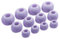 Okuli Set of 12 Silicone EarBuds Ear Tips For JBL Tune Buds Earphones in Purple