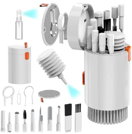 Multifunktionales 20-in-1-Tastatur-Reinigungsset für Tastaturen, Smartphones, Tablets und mehr, einfach zu bedienen und zu tragen