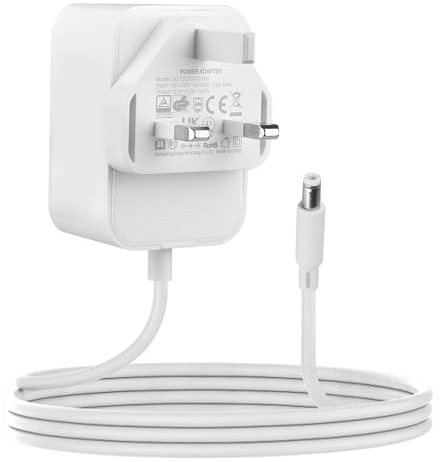 12V 2A Power Adapter for BT-Openreach ONT Echolife HG612 Fibre Optic Modem, Power Supply Replacement Cable Power Cord Charger for EE Router Nail Lamps Android Screen Smart Hub, UK Plug 1.5M