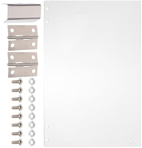 Toyvian Popcorn Machine Door Panel Replacement Pvc Protective Baffle Easy to Install Sturdy Plastic for Commercial Popcorn Machines in Shops