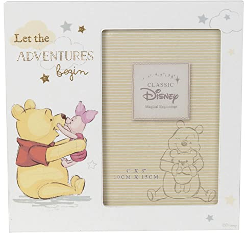 Disney Magical Beginnings MDF 4' x 6' Photo Frame Pooh Adventure DI417, 200 g