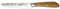 Rockingham Forge RF-1743 Ashwood Series 5” Utility Knife with Ice Hardened Vanadium Steel Blades, Heat-Treated Natural Handles