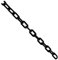 COMEYOU Kunststoffkette 5 Farben Parkplatz Barrier Kunststoff Barrier Chain Link Sicherheit für dekorative Gartenzaun 6 mm x 5 m (schwarz)