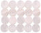 Griffbrett Inlay, Griffbrett Marker Inlay Aufkleber Decals für Gitarre Bass 6mm(20PCS)