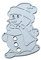 Stanzenshop Stanzschablone Schneemann mit Schal, Weihnachten, Dies Christmas, Winter, Weihnachtsstanzen, Stanzformen, Schablonen, Scrapbooking, Kartenherstellung
