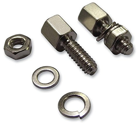 Multicomp Schraubverschluss, 19,3 mm, 4–40 UNC, 2,85 mm, Mutter | Komponenten D Subschrauben/Gleitschlösser, 2 Stück – DH-023L2F-2.85