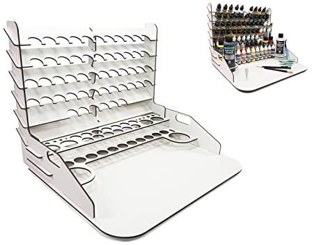 Vallejo 26012 Paint Display and Work Station with Vertical Storage 40 x 30 cm