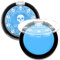 UCANBE Maquillaje Azul Claro para Cara, Base Maquillaje Halloween Azul Claro, Segura y No Tóxica, Pintura Facial para Teatro, Carnaval, Escenario y Cine
