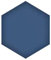 HLTQL Polsterpaneel Wand Hexagon、Wandpaneele Polster Selbstklebend、Wandpaneele Bett Gepolstert、Polster Kopfteil、Wohnzimmer Bett Lendekissen、Wandpolsterung(#Dark Blue,25x28cm)