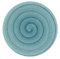 Memento Table Set 6 piatti Dessert 21 cm in ceramica Made in Italy, dipinti a mano (Petrolio, Dessert)