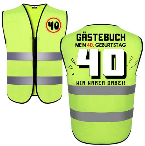 40 Geburtstag für Männer und Frauen, Geschenke zum 40 Geburtstag Mann, 40 geburtstag männer, Geschenk 40 Geburtstag Mann, Schonend Behandeln, Lustige Kostüme für 40 Geburtstag Weste