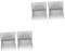 NUOBESTY 2 Sätze Dose Aus Weißblech Korb Balsam Gestell Deckel Zinn Schmuck Organisator Aus Weißblech Geschenkboxen Aus Weißblech USB-Stick Hülle Gehäuse Aus Weißblech Silver 2 Stück * 2