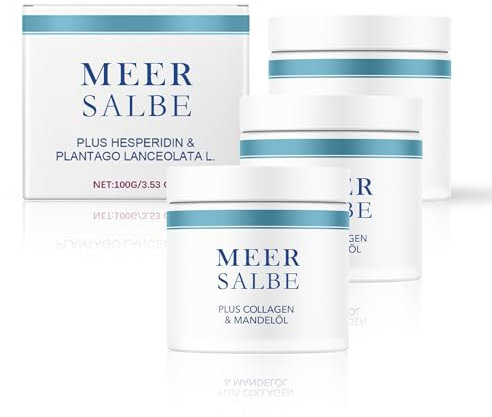 Meer Salbe Plus, Aktiv-Meersalbe Handcreme für Hände und Nägel behandeln, für Reibeisenhaut und trockener Haut, Meerwassersalbe zum Feuchtigkeitspflege für alle Hauttypen (3)