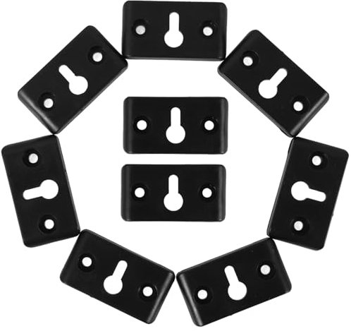 BESPORTBLE 50pcs Soundbar Wall Mount Bracket Speaker Hanger Plate Hooks for Audio Speaker Space Saving