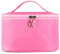 Dooppa Make-up-Tasche mit Gittermuster für Damen, wasserdicht, Reisetoilettentasche