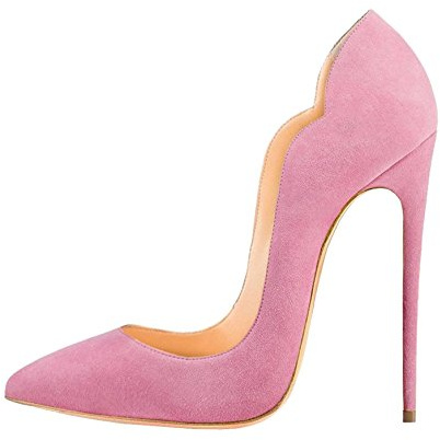Soireelady Scarpe Donna con Tacco,High Heel Scarpe,Scarpe con Tacco Alto Donna Rosa EU38