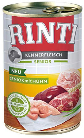 RINTI Kennerfleisch Senior Dose | Huhn 12 x 400 g
