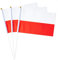 Mflagperft Polnische Flaggen Polnische kleine Flagge Dekorationen Poland Hand Held Flag