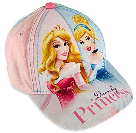 Disney Prinzessinnen-Mütze für Mädchen, offizielles Lizenzprodukt 2724, Pink 52