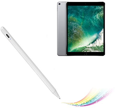 Electronic Stylus for iPad Pro 10.5 Pencil,Active Capacitive Pencil Compatible with Apple iPad Pro 10.5-inch Stylus Pens,Good on Drawing and Writing Type-C Rechargeable Pen, White