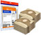 Invest - Lot de 20 sacs d'aspirateur de rechange, sacs filtrants compatibles avec Kärcher : 2501, 2501 TE, 2601 Plus, 3001, 3001 Hot, 3001 Plus, 6.904-143, Mighty Vac 2000+, SE 2001, SE 3001 - Marron