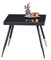 M2 Kollektion Rom 1 Beistelltisch, Couchtisch, Metall, Anthrazit, Gold, schwarz, 50x46x50cm