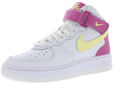 Nike - Air Force 1 Mid - DH2933100 - Colore: Bianco-Rosa - Taglia: 37.5 EU