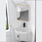 ARHAMS Lavabo de Esquina for Baño, Mueble Baño con Lavabo, Lavabo de Pared, Lavabo de Baño, Lavabo de Baño con Contenedor de Almacenamiento (Color : A-Ordinary Mirror, Size : 38cm/15in)
