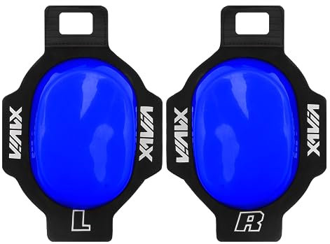 XAVIA Coppia Di Saponette Da Moto | Slider Ginocchia (Blu)