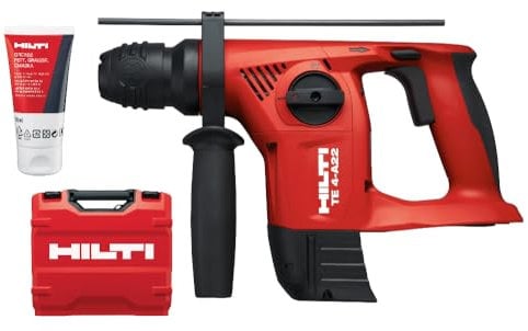 Hilti 2098474 Martillo perforador a batería TE 4-A22 (22V, 2J, SDS Plus, Perforación con percursión, Empuñadura en D, Sistema de aspiración de polvo. Peso 3.3 kg. Incluye maletín. No incluye batería)