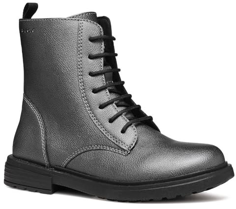 Geox J Eclair Girl D Ankle Boot, Gun, 29 EU