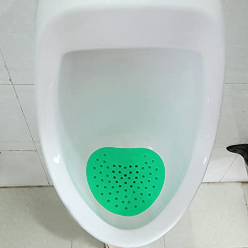 Urinalsiebe Hygienical mit Duft 10 Stück Urinaleinlage Frischewirkung Pissoirsieb Spritzschutz Pissoir Lufterfrischer fur Pissoir und Urinal WC Urinal-Einleger Matte (grün)