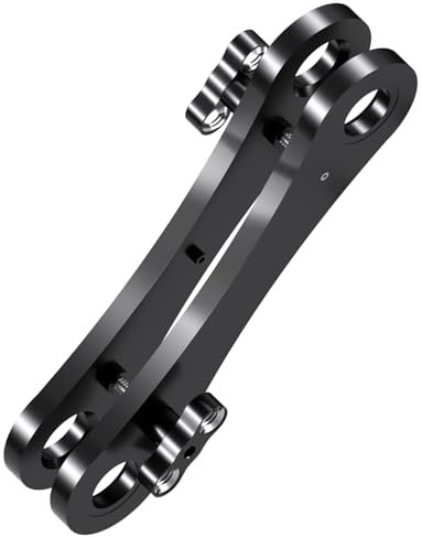 Double Socket Arm 1 Ball,Ball Mount Arm Composite Material Compatible with RAM Mounts B Size 1''Ball Components.Mounting Bases and Device Holders with 1''Ball Adapter (Long Arm-6.8Length)