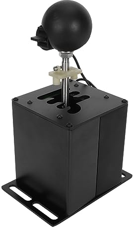 Denash Palanca de Cambios Secuencial para PC en el Volante, Simulador USB Plug and Play 6R para G920 para G27 para T300RS