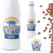 DEREGALOOS Botella Personalizada Animales Infantil | Botella de Agua Acero Inoxidable | Libre de BPA y Reutilizable | Botellas de Agua para Niños Escuela Colegio (GATO, 700 ML)