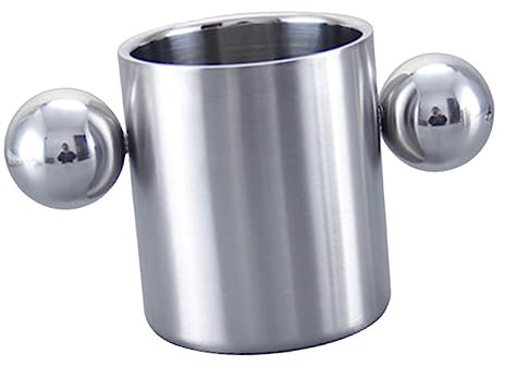 WESIEVYA Taza De Agua Inoxidable Doble Pared Para Camping y Doméstico Vaso Bebidas Frías Capacidad