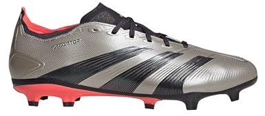 adidas Predator League FG, Zapatos de fútbol (Suelo Firme) Unisex Adulto, Gris/Forro Polar, 36 EU