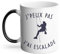 Mug Thermo-réactif Tasse Magique - J'Peux Pas J'ai Escalade Grimpe Sport Nature - 325 ml