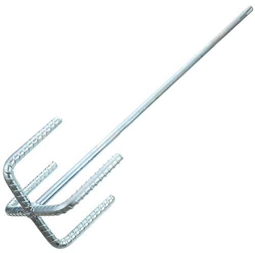 HOMSFOU Mixer Drill Attachment Electric Mixing Stick 45 Steel Hardness Long-Lasting Easy to Operate