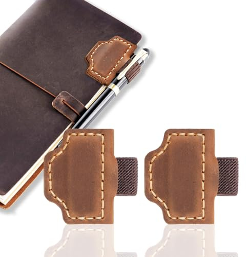 Acidea Set mit 2 handgefertigten Lesezeichen aus echtem Leder, personalisierte magnetische Lesezeichen, Vintage-Lesezeichen aus echtem Leder zum Lesen, bestes Geschenk für Buchliebhaber, Lesen, Männer