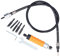 Baxnore Electric Carving Chisel Tool Set, 5 Cutter Kit with Rubber Flexible Shaft, Compatible with Drills for Wood Root Carving