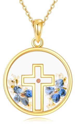 ONEFINITY Senfkorn-Halskette S925 Sterlingsilber Senfkorn-Anhänger Halskette Glaube inspirierender Schmuck Geschenke für Frauen