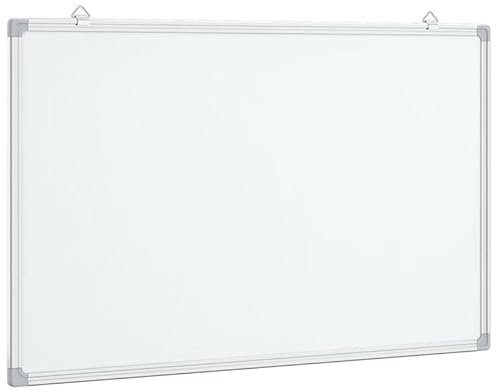 Magnetisches Whiteboard 80x50 cm Aluminium - Ausstellungstafel für Büro, Schule & Homeoffice - Leicht & Langlebig - Perfekt für Präsentationen & Notizen