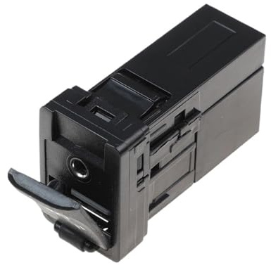 Motenna Porta USB AUX for console centrale, adatta for Toyota, Yaris, Corolla, Avalon, plastica 86190-0R010, accessori for auto neri presa porta USB aux