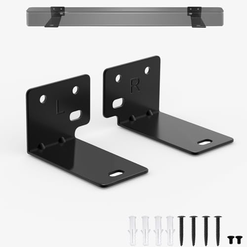 Wall Mount Bracket For Bose WB-300 SoundTouch 300/500/700 Soundbar Speaker Black New