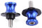 Motorrad Schwingenschutz Schwingenadapter Ständer, Fydun 2PCS 6/8 / 10mm CNC Hinterer Arm Schweber Standplatz Schwingen Spulen Bobbins Ständeraufnahme(8mm-Blau)