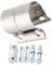 Suuonee Universal 2 Inch Exhaust Pipe Clamp, Stainless Steel Lap Joint Band Clamp