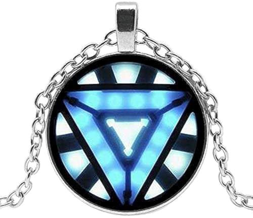 Arc Heart Iron Man Tony Stark Reaktor Kristallanhänger Halskette