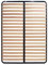 IZTOSS Sommier à Lattes 140x190CM sans Pied- Sommier pour Cadres de Lit Places - Sommier Cadre Lattes en Bois renforcé sur Pieds Amovible (Sommier-140x190)